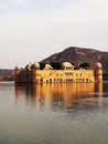 Jalmahal  jaypur in rajsthan india. Royalty Free Stock Photo