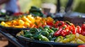 jalopeno and other varieties of peppers Royalty Free Stock Photo