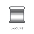 Jalousie automation linear icon. Modern outline Jalousie automat Royalty Free Stock Photo