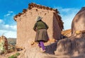 Jalqa Indigenous Woman, Potolo, Bolivia Royalty Free Stock Photo