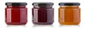 Jam jar isolated Royalty Free Stock Photo