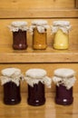 Jam jar whit jams Royalty Free Stock Photo