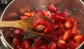 Jam making cooking Royalty Free Stock Photo