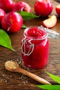 Jam from plums Royalty Free Stock Photo