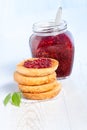 Jam in pot Royalty Free Stock Photo