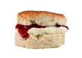 Jam Scone Royalty Free Stock Photo