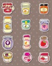 Jam stickers Royalty Free Stock Photo