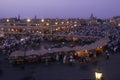 The Jama el Fna square in Marrakech