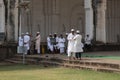 Worshippers, Jama Masjid Mosque, Bijapur, Karnataka, India