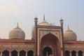 Jama masjid Delhi India. Jama masjid or mosque built by mughal emperor shah jahan. Royalty Free Stock Photo