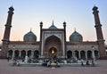 Jama Masjid at dusk in Delhi