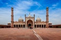 Jama Masjid - largest Muslim mosque in India Royalty Free Stock Photo