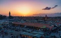 JAMAA EL FNA square, Marrakech Royalty Free Stock Photo