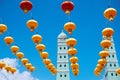 Jamae Chulia Mosque is one of the earliest mosques in Singapore Royalty Free Stock Photo