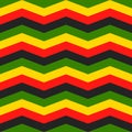 Jamaica chevron seamless pattern