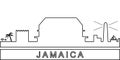 Jamaica detailed skyline icon. Element of Cities for mobile concept and web apps icon. Thin line icon for website design and