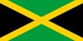 Jamaica flag vector illustration