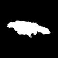 Jamaica map icon Royalty Free Stock Photo