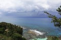 Jamaica Mystic Mountain panorama of the Caribbean Sea