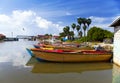 Jamaica. National boats on Black river Royalty Free Stock Photo