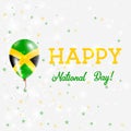 Jamaica National Day patriotic poster.