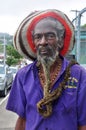 JAMAICA PEOPLE, Rasta man Royalty Free Stock Photo