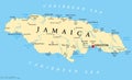 Jamaica Political Map