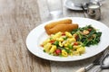 Jamaican breakfast Royalty Free Stock Photo