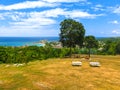 Jamaican Beach A. Caribbean beach on the northern coast of Jamaica, near Dunn`s River Falls and Ocho Rios. Royalty Free Stock Photo