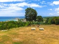 Jamaican Beach A. Caribbean beach on the northern coast of Jamaica, near Dunn`s River Falls and Ocho Rios. Royalty Free Stock Photo