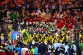 Jamaican Olympic Team marched into the Rio 2016 Olympics opening ceremony at Maracana Stadium in Rio de Janeiro