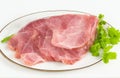 Jambon persillÃÂ© food over white background Royalty Free Stock Photo