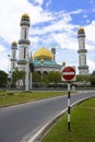 Jame'Asr Hassanil Bolkiah Mosque Royalty Free Stock Photo