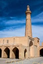 Jameh Mosque in desert town Naein Royalty Free Stock Photo