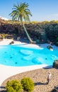 Jameos del aqua, famous place in Lanzarote island, made by Cesar Manrique