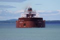 James Barker ship entering Soo Locks, Sault Ste Marie, Michigan.