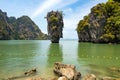 James Bond island or Khao Tapoo, Phang Nga Royalty Free Stock Photo