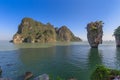 James Bond Island Khao Tapu, Phang Nga, Thailand Royalty Free Stock Photo