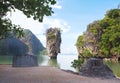 James Bond Island or Ko Khao Phing Kan (Khao Ta poo Royalty Free Stock Photo