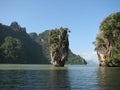 James Bond Island or Ko-Tapu in the Andaman Sea, Thailand Royalty Free Stock Photo