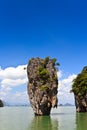 James Bond island Ko Tapu in Thailand Royalty Free Stock Photo