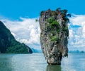 James Bond Island or Koh Tapu Island, Phang Nga, the Andaman Sea, Thailand Royalty Free Stock Photo