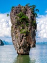 James Bond Island or Koh Tapu Island, Phang Nga, the Andaman Sea, Thailand Royalty Free Stock Photo