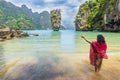 James Bond Island on Phang Nga bay, Thailand