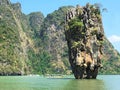 James Bond Island Rock Formation, Thailand Royalty Free Stock Photo