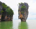 James Bond island in thailand Royalty Free Stock Photo