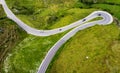 James Bond road, Furka pass, swiss Alps, Switzerland Royalty Free Stock Photo