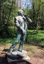 James Brown Statue In The Musicians Park In Kobuleti, Georgia.