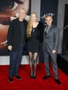 James Cameron, Suzy Amis Cameron and Christoph Waltz Royalty Free Stock Photo