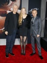 James Cameron, Suzy Amis Cameron and Christoph Waltz Royalty Free Stock Photo